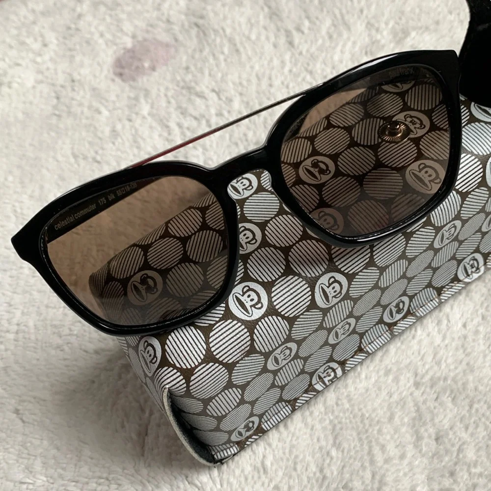 🐵Paul Frank Vintage Sunglasses Celestial Commuter 175 black